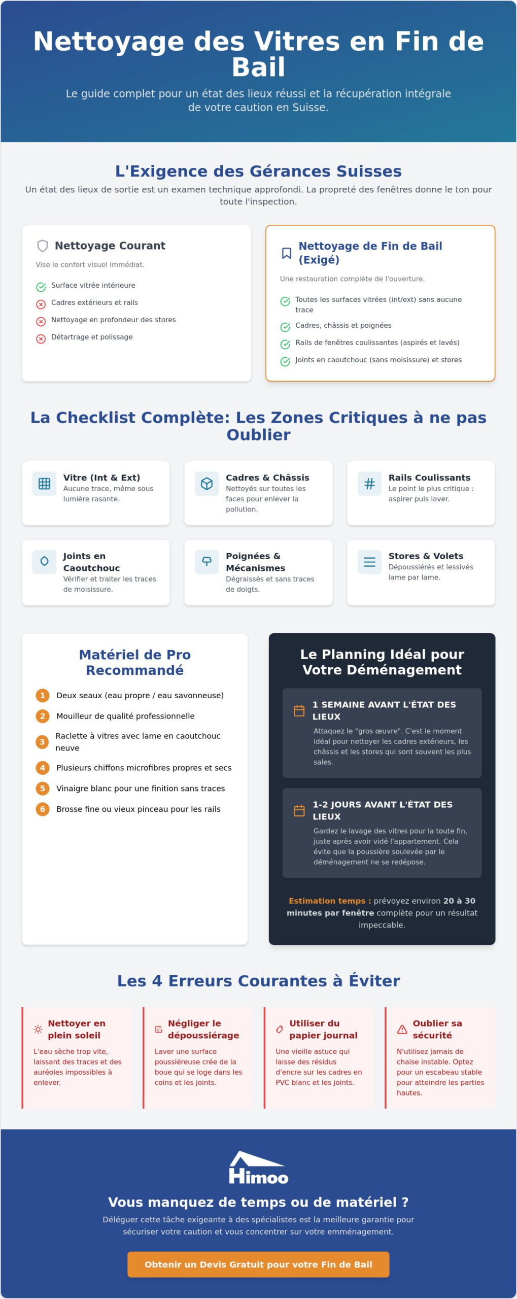 Nettoyage des vitres pour fin de bail : nos conseils pour une remise de clés réussie