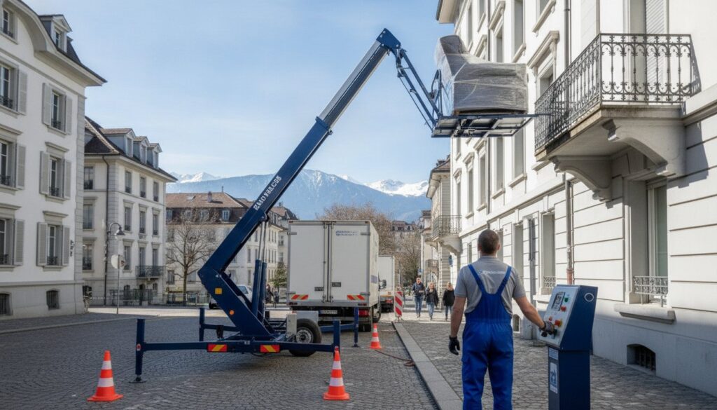 Location de monte-meuble en Suisse : Le guide complet pour votre déménagement en 2026