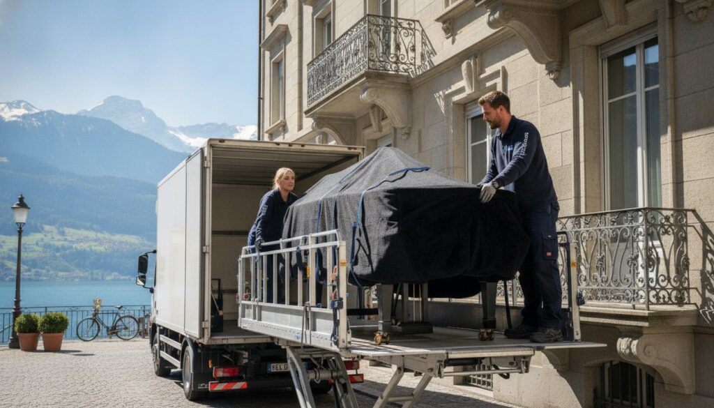 Déménagement de piano en Suisse : Guide expert pour un transport sécurisé en 2026