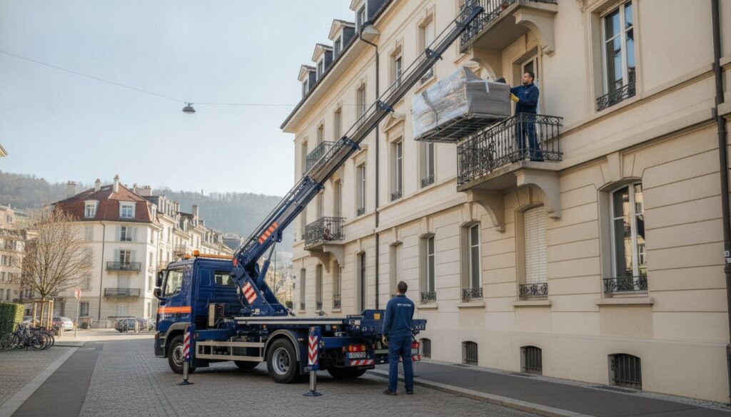 Prix location monte-meuble en Suisse : Guide des tarifs et coûts en 2026