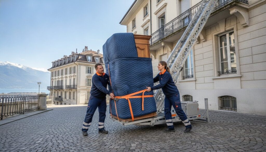 Transport de meuble à Lausanne : Guide expert pour une manutention sécurisée en Suisse