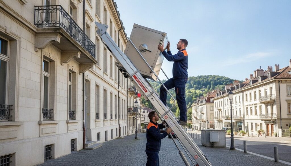 Déménagement de coffre-fort en Suisse : Guide complet pour une manutention sécurisée en 2026